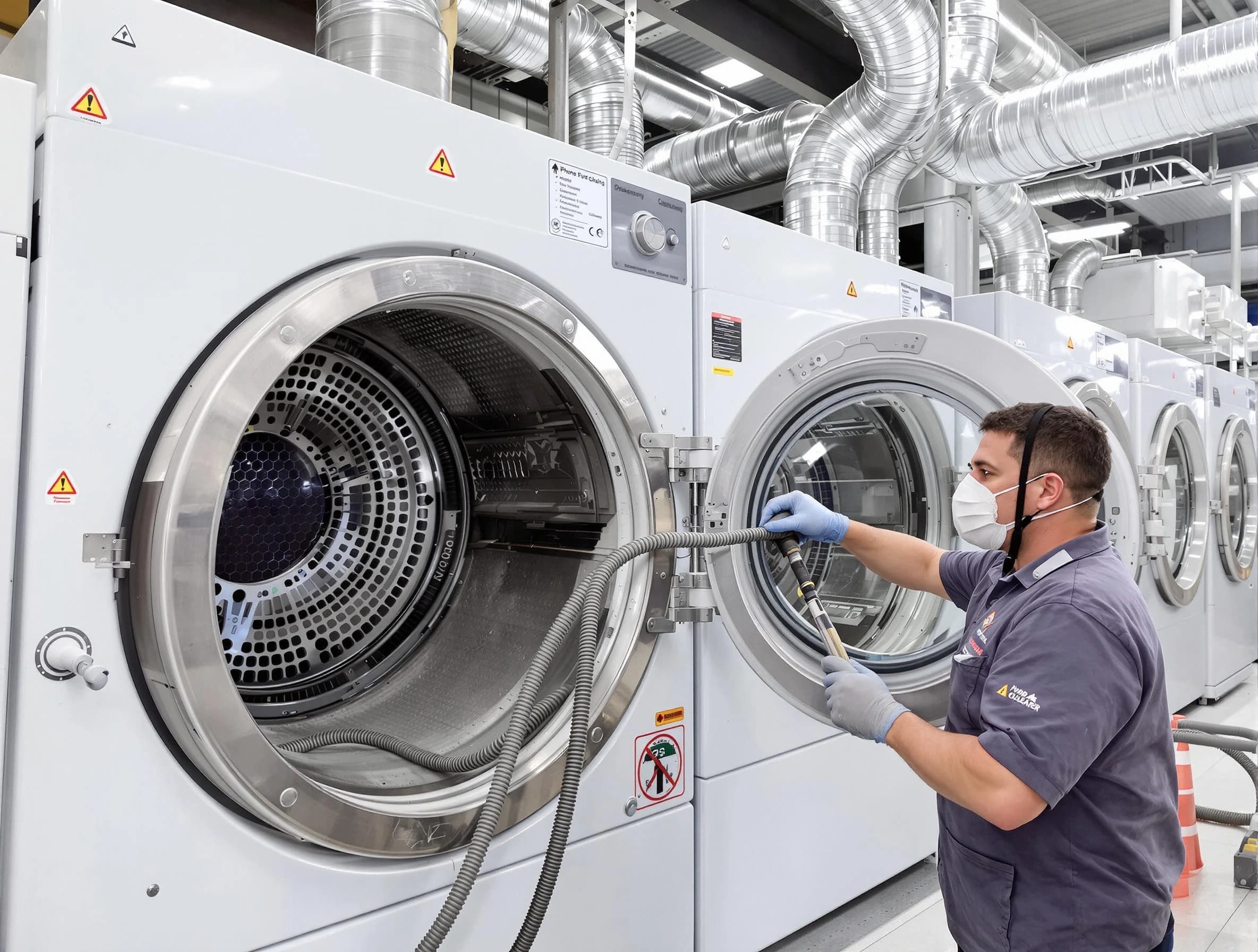 Industrial-grade dryer vent cleaning by Arlington Dryer Vent Cleaning in Arlington