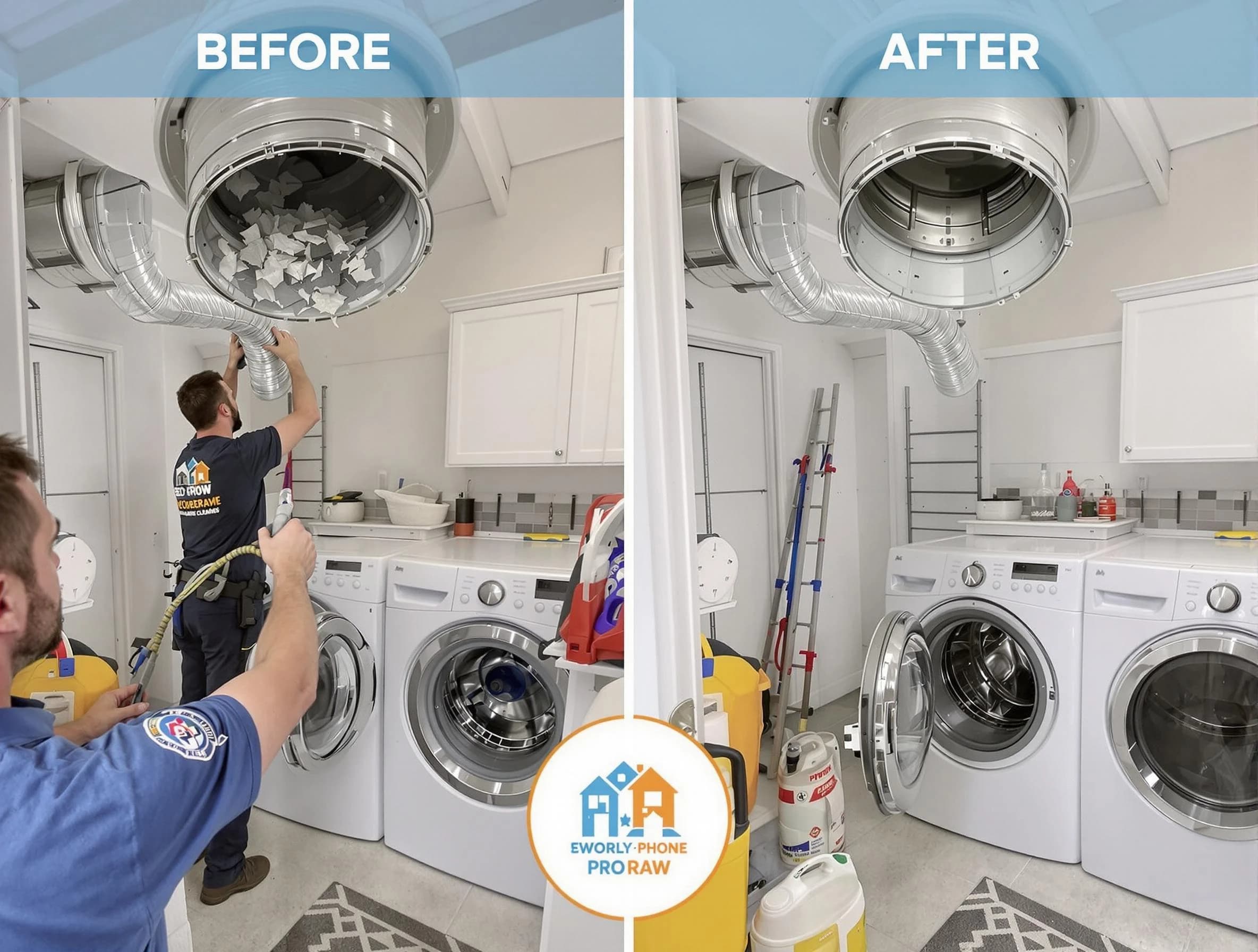 Residential dryer vent cleaning by Arlington Dryer Vent Cleaning in Arlington