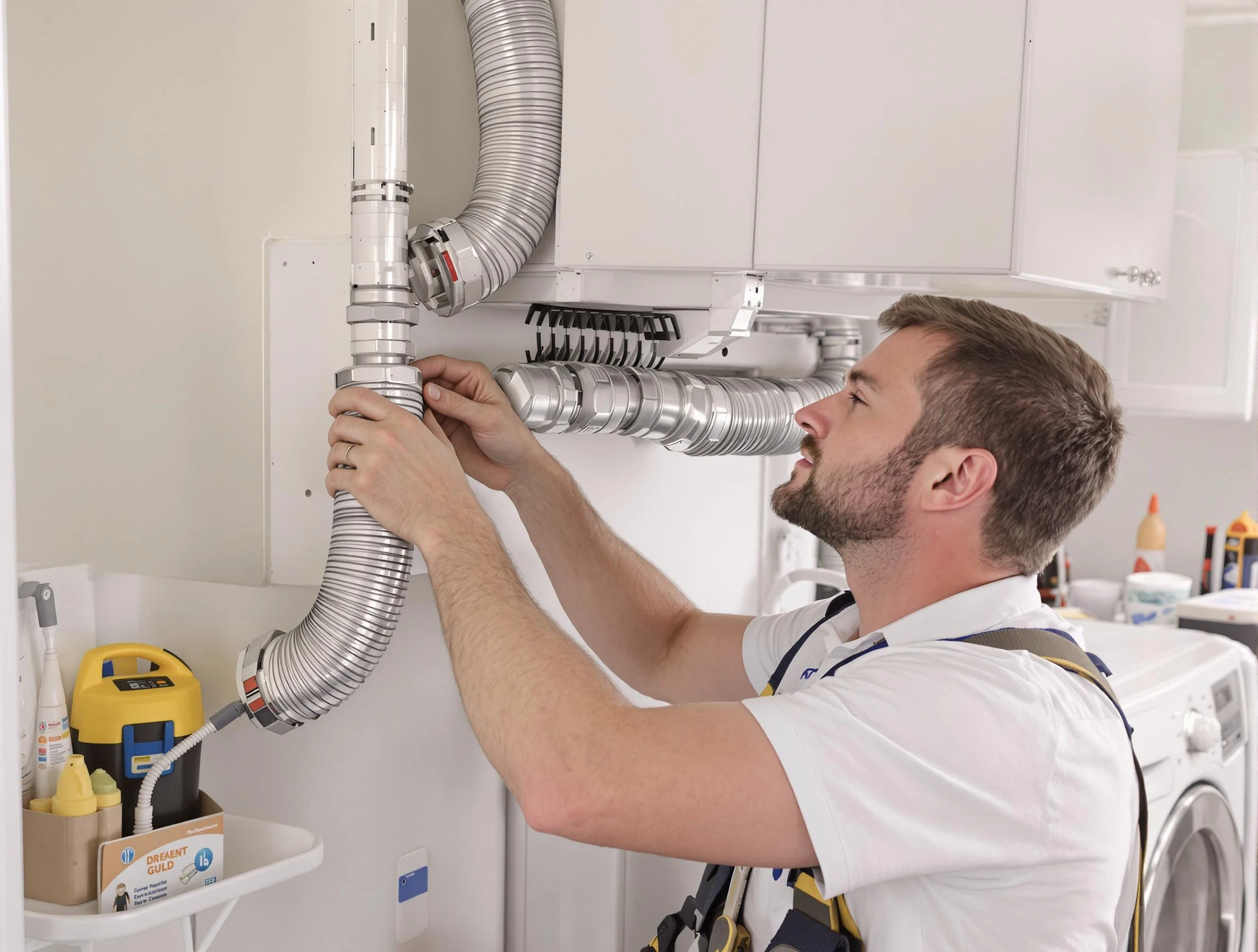 Professional dryer vent repair and installation by Arlington Dryer Vent Cleaning in Arlington